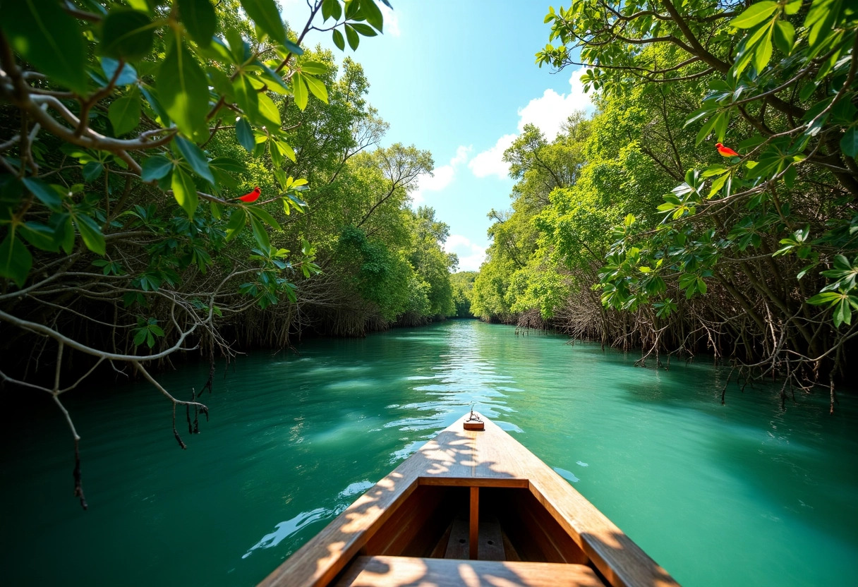 mangroves  lagon